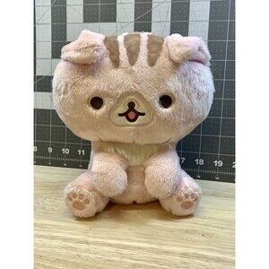 Plum-Chan Cat Plush - Pink Cat Stuffed Animal -Corocoro Coronya